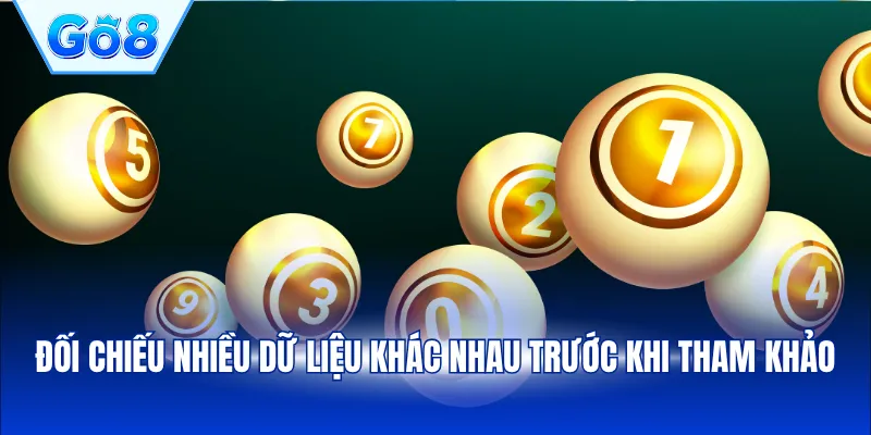 Đối chiếu nhiều dữ liệu khác nhau trước khi tham khảo