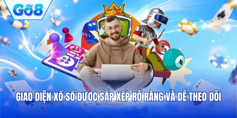 Giao diện xổ số được sắp xếp rõ ràng và dễ theo dõi